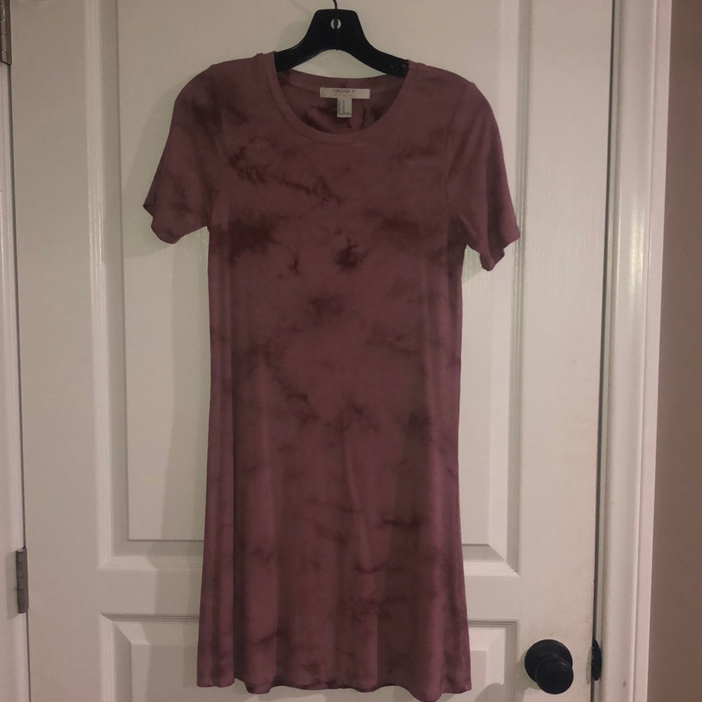 Tie-dye T shirt dress